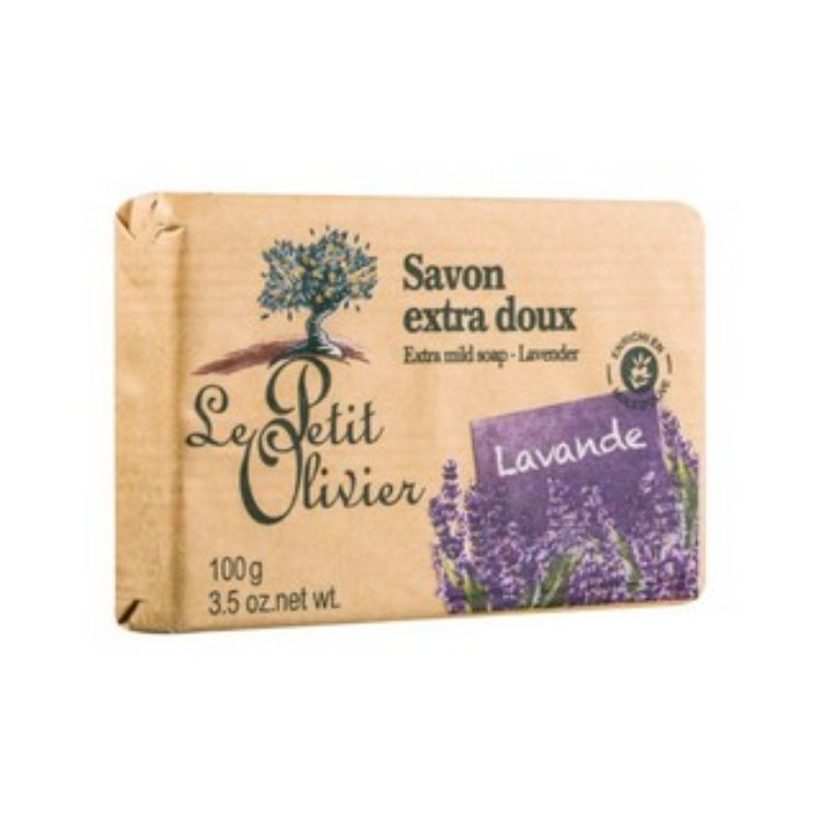Picture of L003  Le Petit Olivier  Lavender Extra Mild Soap 小橄欖樹 - 薰衣草溫和香皂 100gm