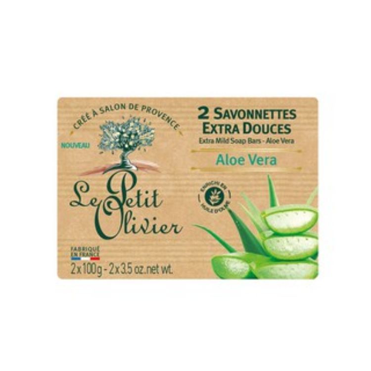 Picture of Le Petit Olivier 2 Extra   草本極致滋潤超柔香皂 2x100g (蘆薈)