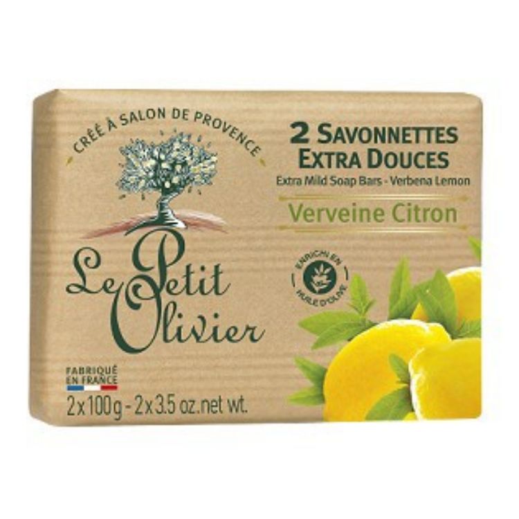 Picture of Le Petit Olivier 2 Extra Mild Soap 草本極致滋潤超柔香皂 2x100g (檸檬馬鞭草)