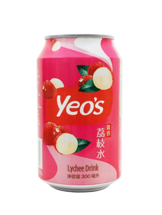 Picture of 荔枝水＊含荔枝果汁 Lychee Drink With Lychee Juice (罐裝) 300mlx24