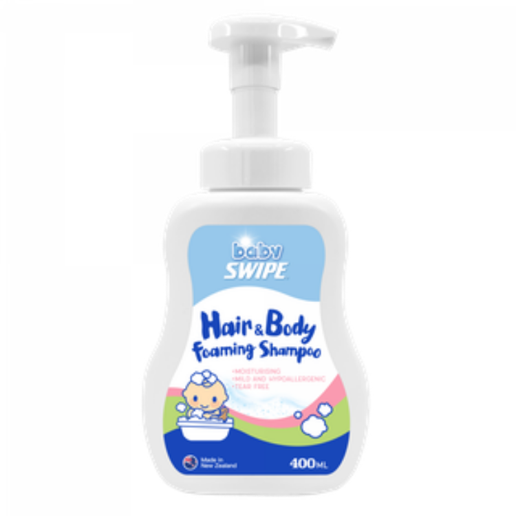Picture of Baby Swipe BB 威寶 bb 威寶洗髮及沐浴泡泡 400ml (新西蘭製造)