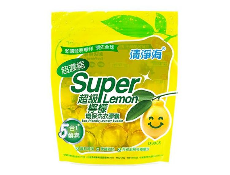 Picture of SUPER LEMON超級檸檬環保洗衣膠囊 （18個裝）