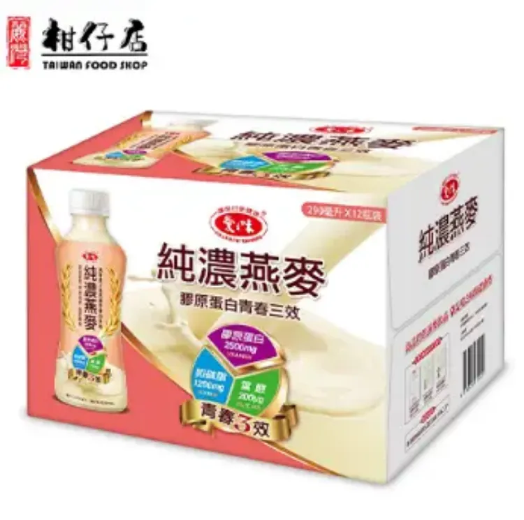 Picture of 愛之味 - （台灣進口）愛之味-純濃燕麥(膠原蛋白青春三效)290g×12瓶